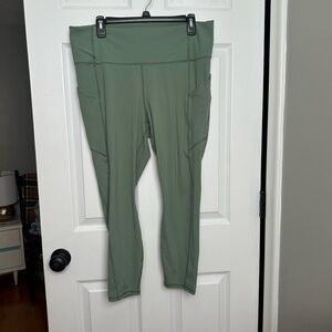 Fabletics Green High-Waisted Leggings